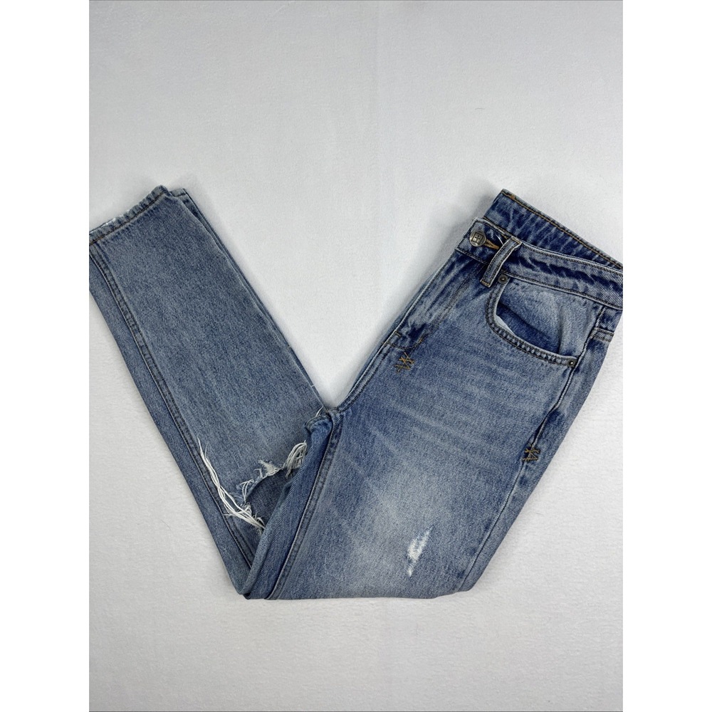 KSUBI Womens Slim Pin Skream Trashed skinny jeans size 25 (26x26)